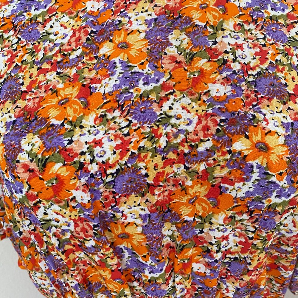 NWT Faithfull the Brand Beline Midi Dress Meja Floral Print - L - Picture 8 of 12